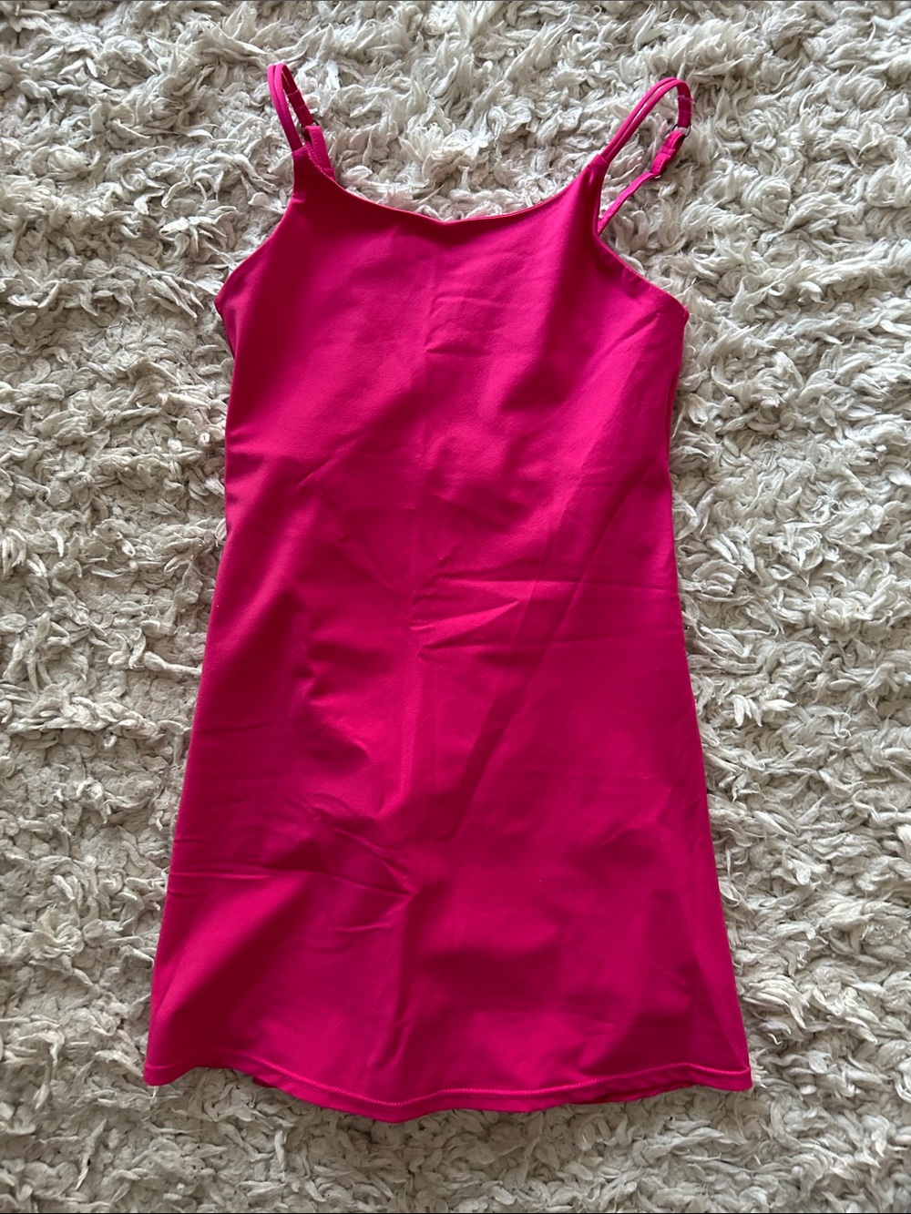 Abercrombie kids Hot Pink Slip Dress with Spaghetti Straps